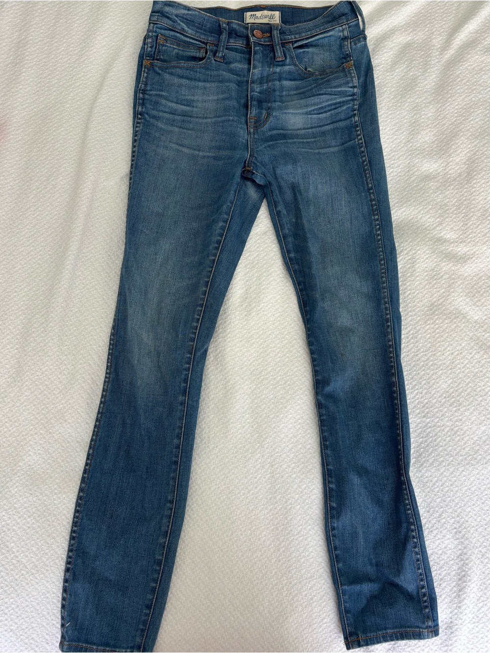 Madewell 10” high riser skinny skinny jeans size 25